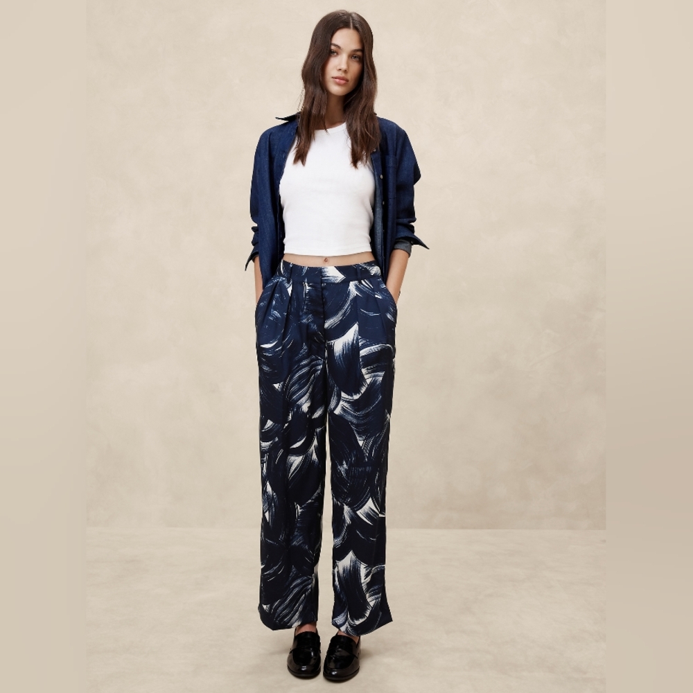 Paint Splash Patterened Women's Relaxed Trousers